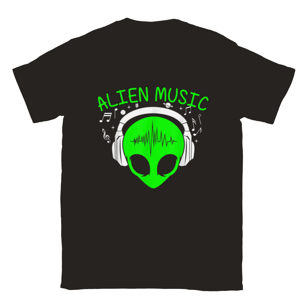 Alien Music T-shirt - Mister Snarky's